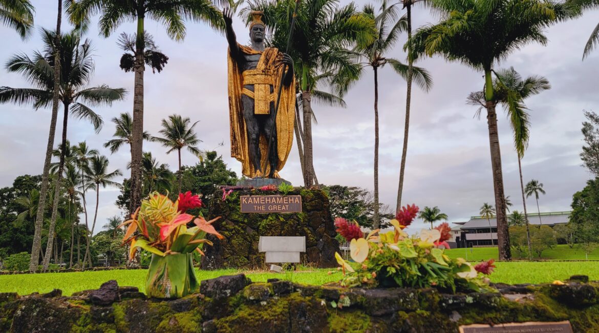 Meeting the King for the very first time.